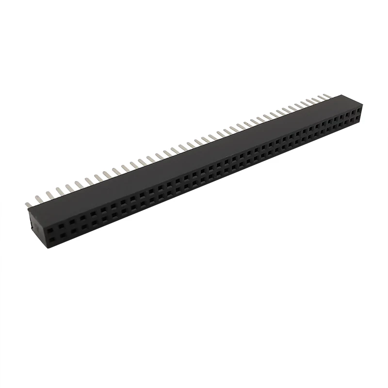 2/5 пар 2x40 контактов шаг 1 27 мм двухрядный штыревой разъем Гнездовой штекер прямой