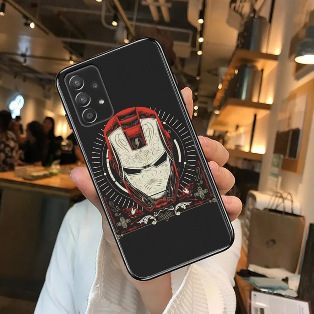 Чехол для телефона Iron Man VS captain Samsung Galaxy A70 A50 A51 A71 A52 A40 A30 A31 A90 A20E 5G a20s - купить по