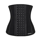Женский латексный корсет для похудения, двойной стальной корсет с костяной талией, ремень для похудения