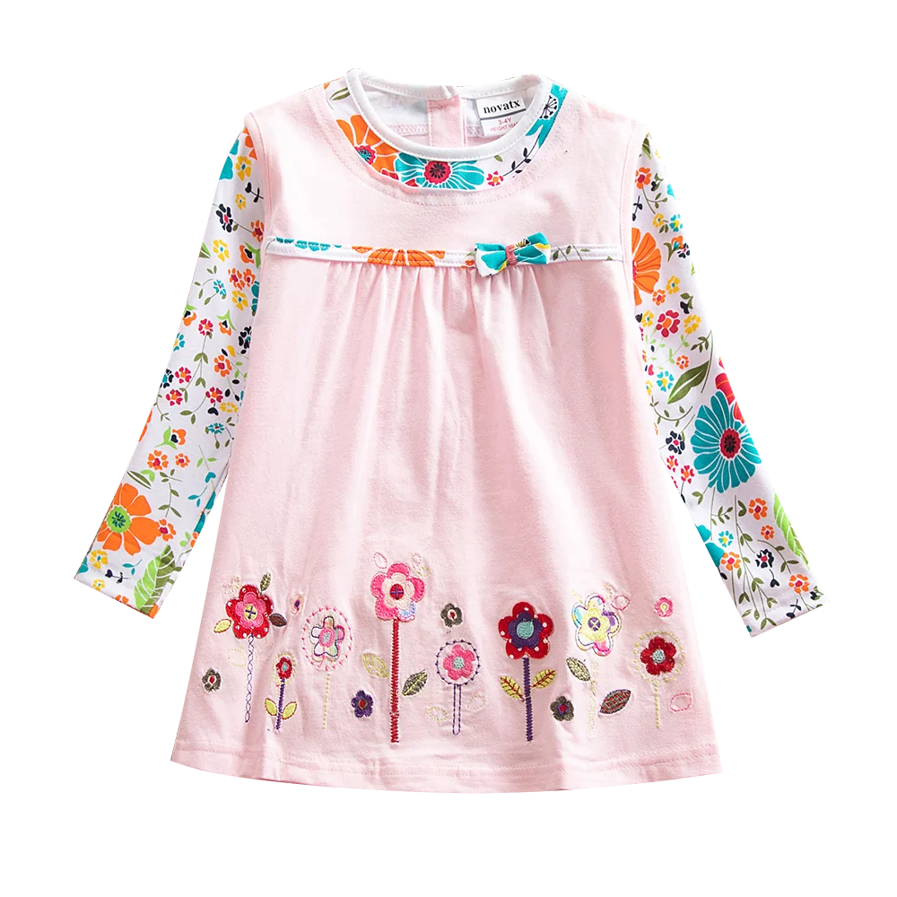 Футболка с длинным рукавом для маленьких девочек хлопковая новая модель