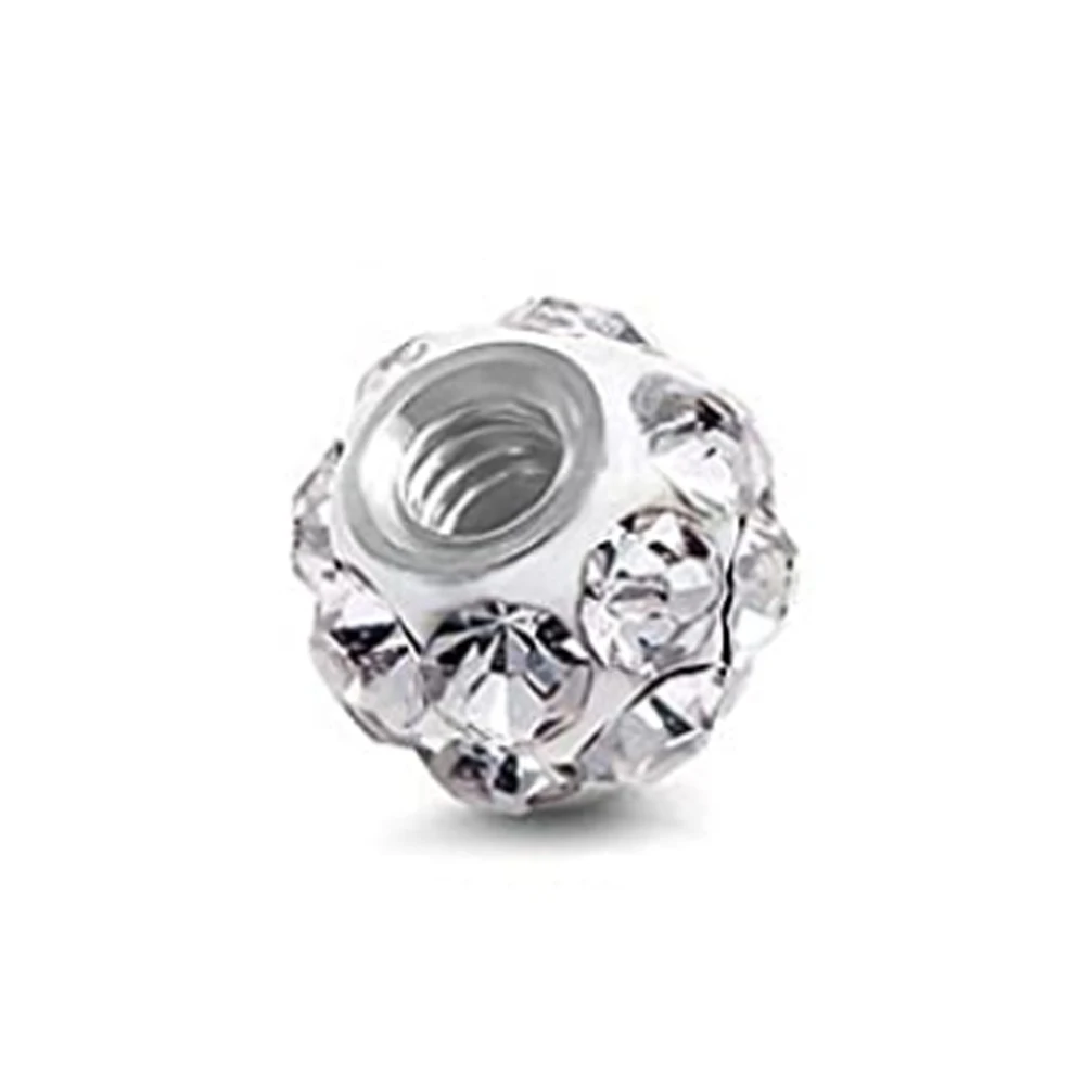 _ Внешняя резьба хирургическая сталь пластик для промышленной штанги соска пупка