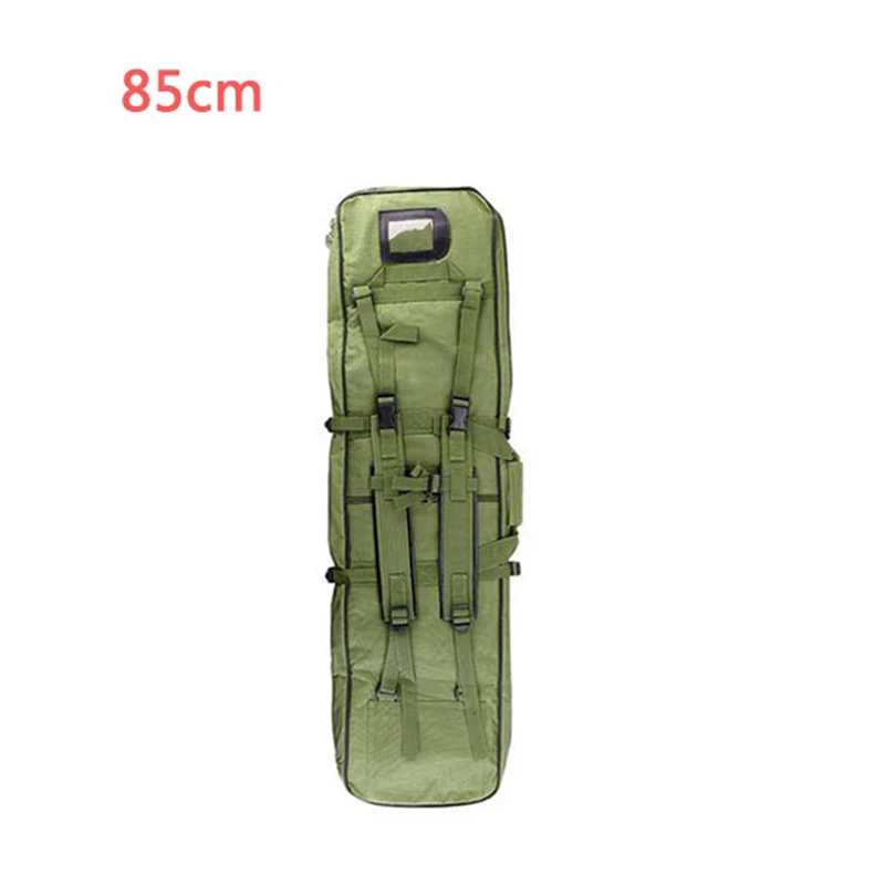 85cm green Военный Рюкзак 85 96 100 120 см с винтовкой, Сумка с пистолетом, чехол с двойной винтовкой, сумка для страйкбола, наружный портативный рюкзак для охоты - Цвет: 85cm green