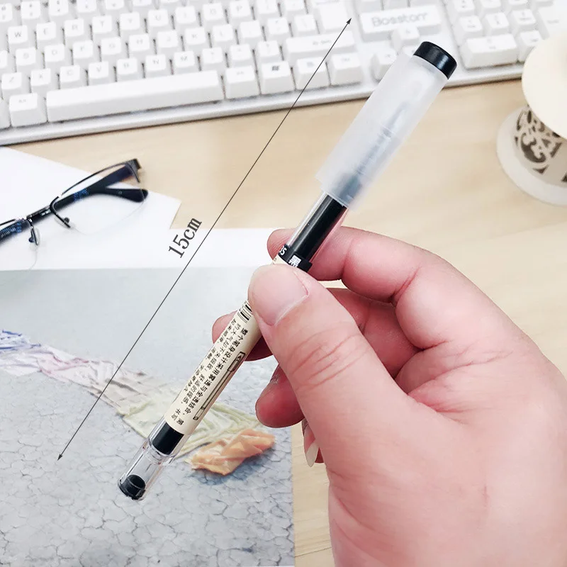 23 шт./лот гелевая ручка для офиса 0 35 ММ сменная заправка синие черные красные