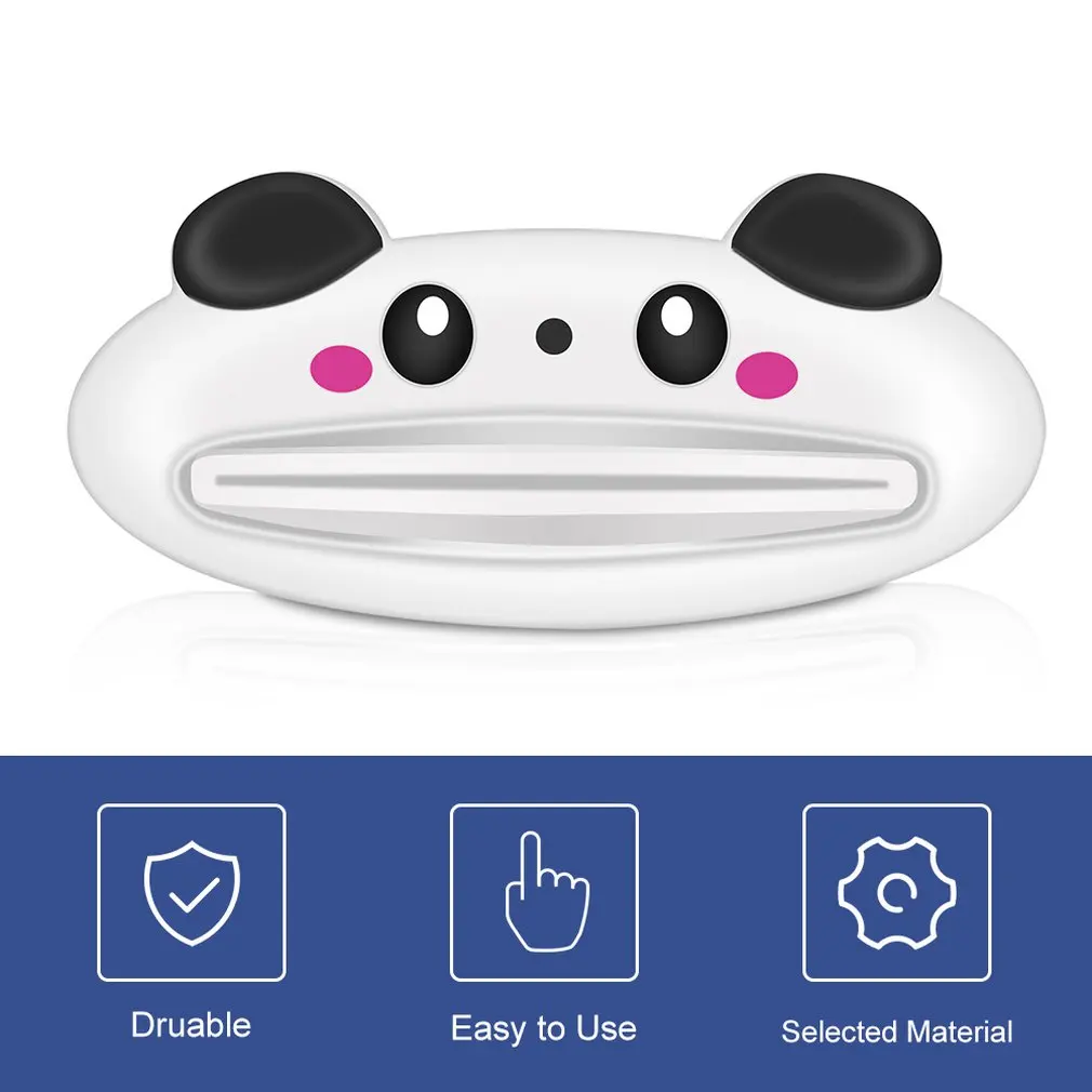 1Pcs Cartoon Dispenser Squeeze Tube Squeezer Easy Press Toothpaste Rolling Holder Bathroom Tools 5 Types Random | Дом и сад