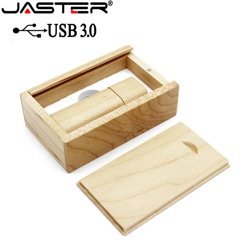 Деревянный бамбуковый USB флеш накопитель JASTER 3 0 флэш с деревянными чипами Флэшка 4