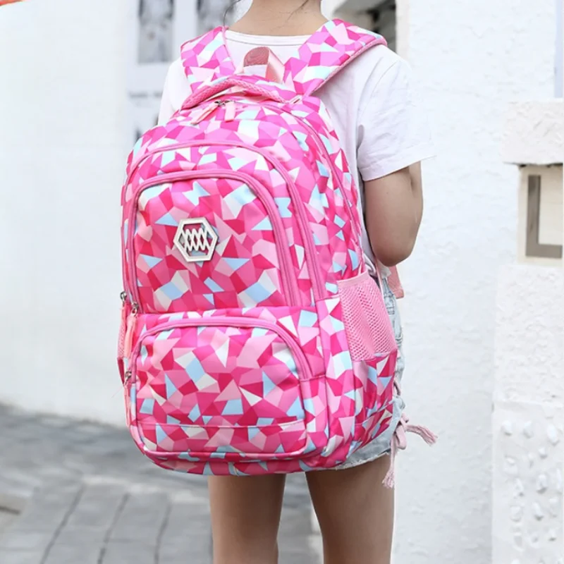 Рюкзаки для начальной школы для девочек и мальчиков, водонепроницаемые школьные ранцы для детей, детская сумка