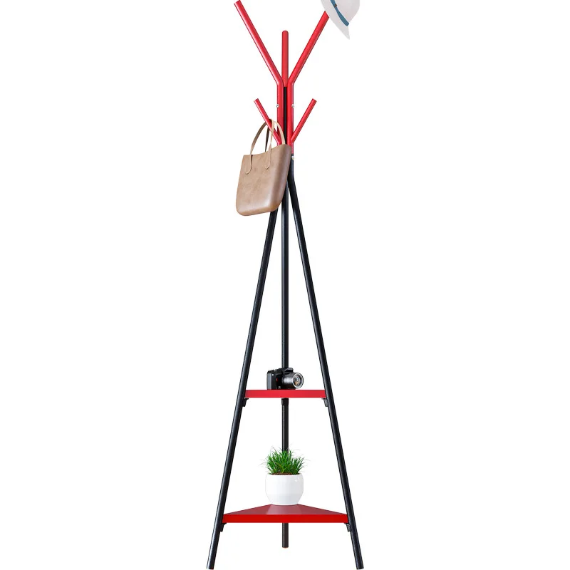 

Simple Hanger Floor Bedroom Coat Rack Small Clothes Rack Hanging Bag Rack Household Iron Hanging Clothes Rack Rack