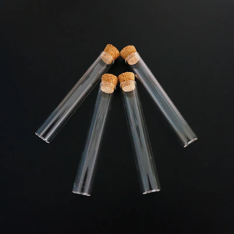 Пробирки из прозрачного стекла с плоским дном для лабораторий и школ 50 шт./лот 12x75