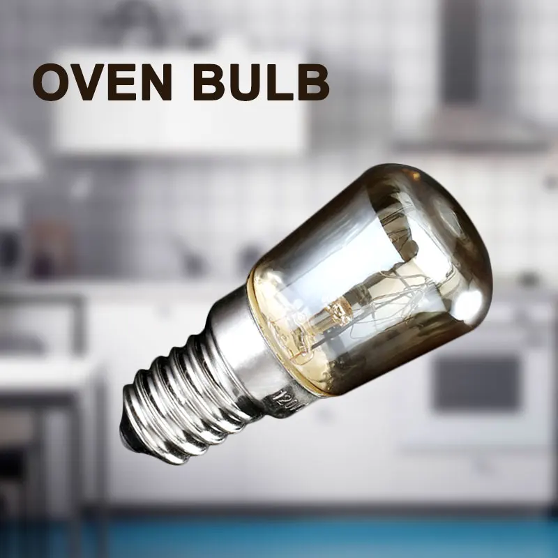 

Oven Bulb E14 Bulbs 300 Degree High Tmperature T25 Kitchen 240v Cooker SES Led Home & Living Lamps 25w Light