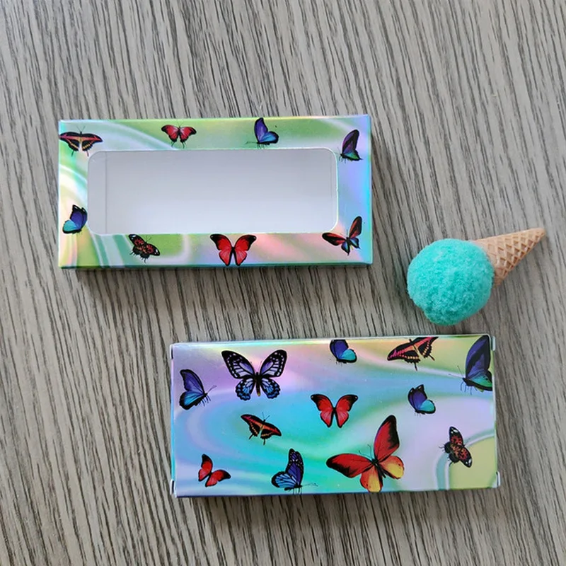 

Eyelash Packaging Box Wholesale 100 Pcs 3D Mink Lashes Bulk Empty Box 25mm Mink Eyelashes Cases False Eyelashes Paper Box