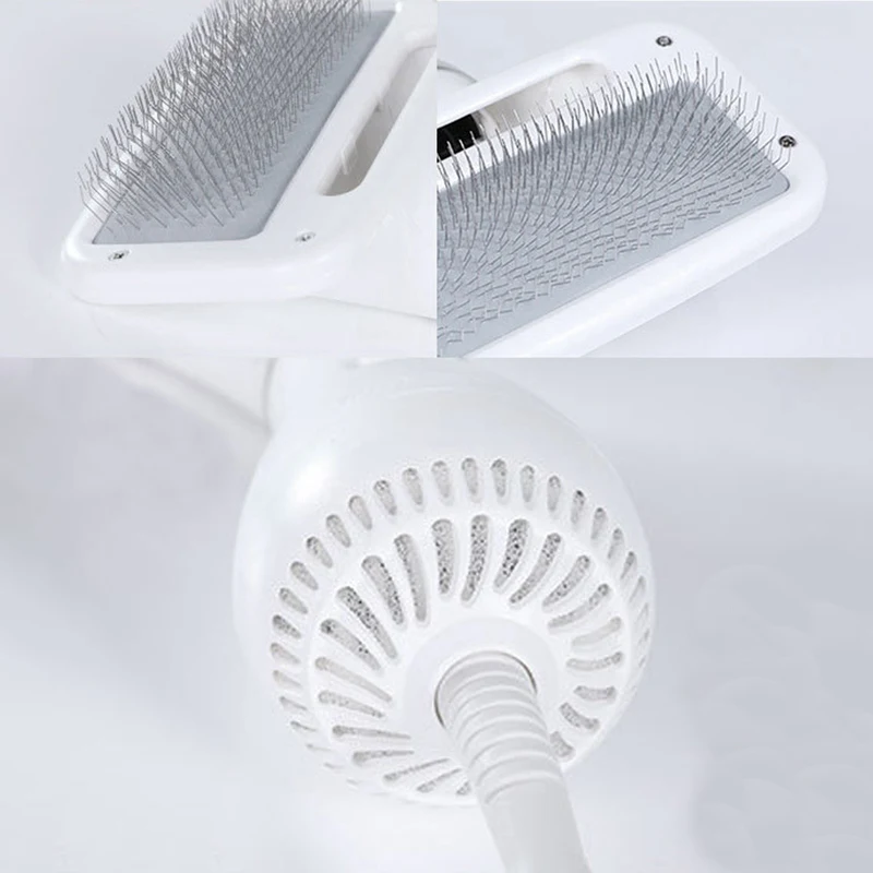 Уход за домашними животными фен с щёткой расческа для собак портативная щетка