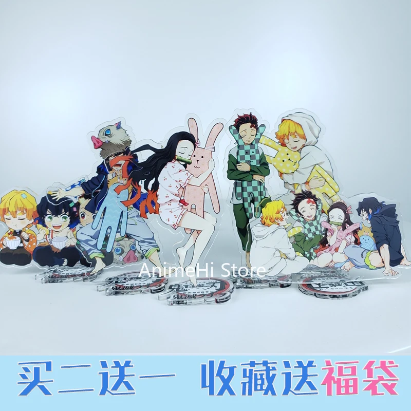 

Anime Kimetsu no Yaiba action figura Kamado Tanjiro Kamado Nezuko Agatsuma Zenitsu Inosuke acrylic dolls figure toy 15cm