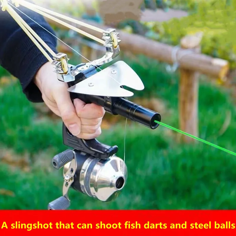 

HYSENSS New Slingshot Shooting Fishing Slingshot Bow and Arrow Shooting Powerful Compound Bow To Catch Fish High-speed Hunting