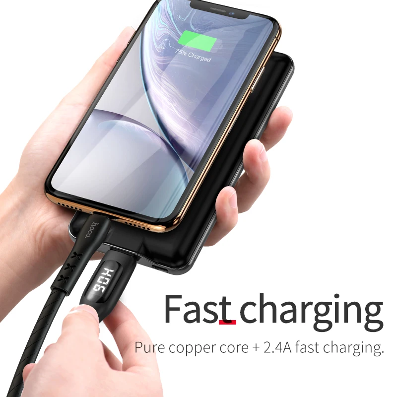 Usb-кабель HOCO для iphone кабель быстрой зарядки 11 Pro X XS Max XR 8 6 ipad2 | Мобильные телефоны и