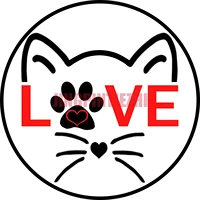 creative cuddly cat love rs bumper sticker kitten face pride claw vinyl decal outdoor cat meow pet station sign
