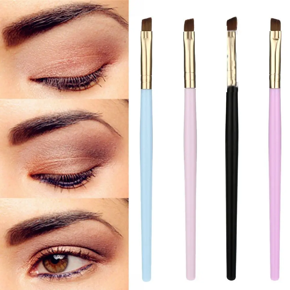 

2pcs Professional Eyebrow Brush Slanted Angled Small Eyebrow Shaping Brush Soft Foundation Powder Lip Makeup Brush Cosmetic Tool