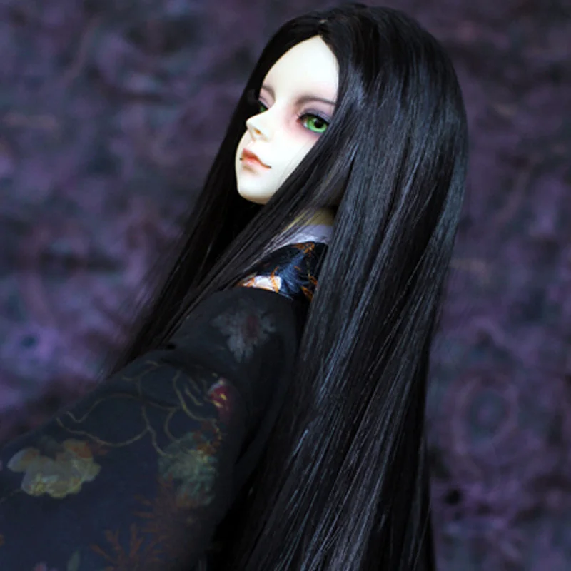 Новый стиль 1/3 1/4 1/6 1/8 Bjd парик высокая Температура прямой для волос MSD SD Yosd куклы |