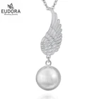 Юдора крыло Ангела ребенка звонящего ожерелье Мода беременность мяч ювелирные изделия Chime Bola 45 в цепи кулон ювелирные изделия для мамы