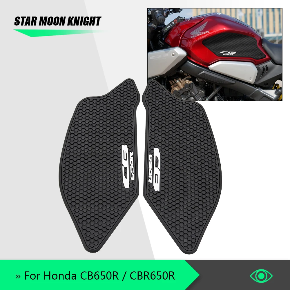 

Ручка бака колодки для HONDA CBR650R CB650R 2019-2021 мотоциклетная Защитная Наклейка для бака Тяговая накладка сторона 3M CB 650 R CBR 650 R