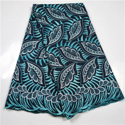 

Newcoming african swiss voile lace fabric good quality cotton lace fabric 5yards embroidered cotton lace SHISFE264