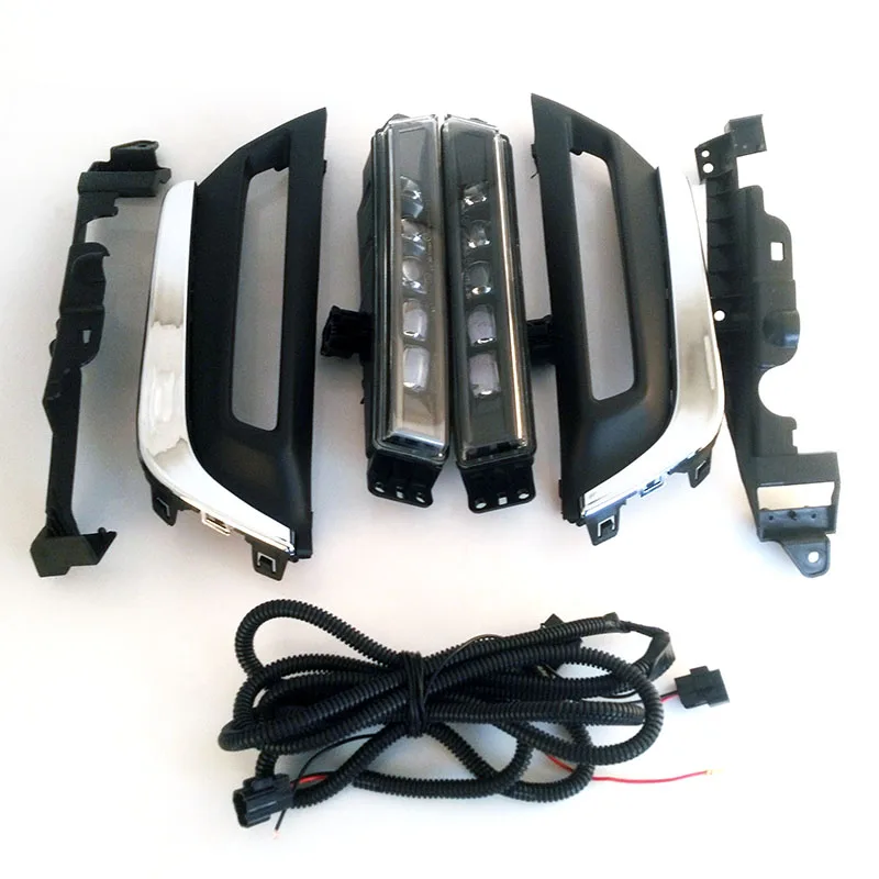 

2x for Honda CR-V CRV 2017 2018 Car LED White Turn Signal Daytime Running Lights