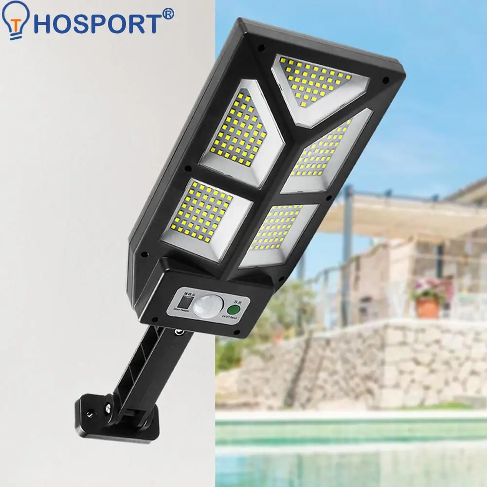 

196 LED Outdoor Solar Light Motion Sensor Wall Light Waterproof Solar Powered Pathway Lamp for Garden Decoration