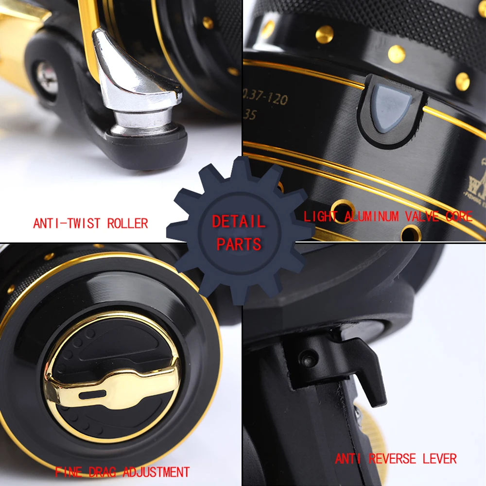 Катушка для спиннинга W.P.E CANO BLADE 2000/3000/4000/5000 серии 10 + 1 шарикоподшипники ловли