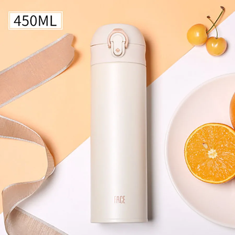 Бутылка термос 500 мл чашка Нержавеющая сталь Кофе кружка бутылка для воды