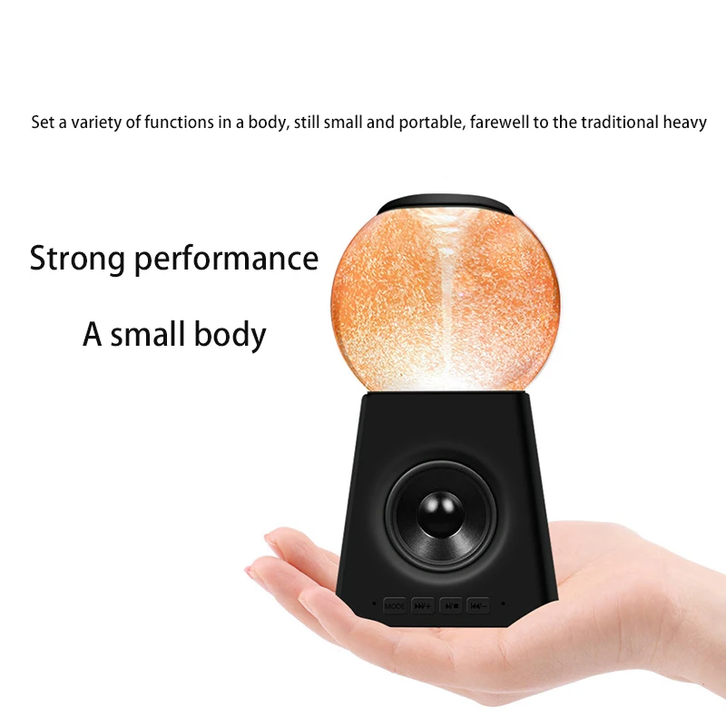 Мини-цветной водяной bluetooth-динамик s светодиодный динамик подарок для водного танца аудио сабвуфер для телефона компьютера TF карты AUX-Line для IPad