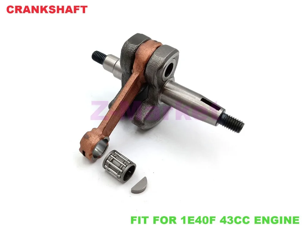 Изогнутая ось коленчатого вала с игольчатым подшипником и ключом для MITSUBISHI TL43 TB43 TU43 43CC кусторез. Триммер для травы. Косилка