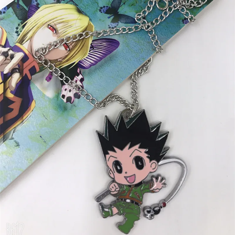 

Japanese Anime HUNTER HUNTER Key Chain Accessories Gon Freecss Killua Kurapika Leorio Key Ring for Men Women Cosplay Wholesale