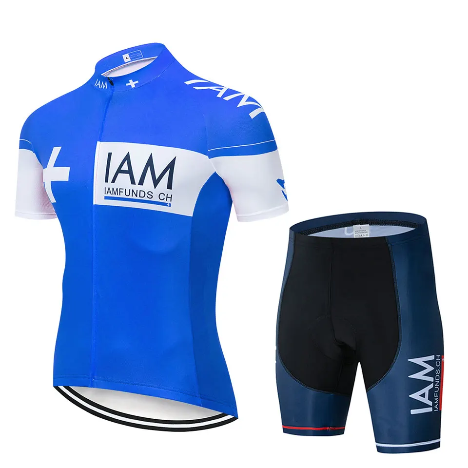 Pic Color Новинка! IAM Велоспорт Джерси ropa ciclismo hombre команда Велосипедная одежда быстросохнущая короткий рукав велосипед mtb maillot ciclismo - Цвет: Pic Color