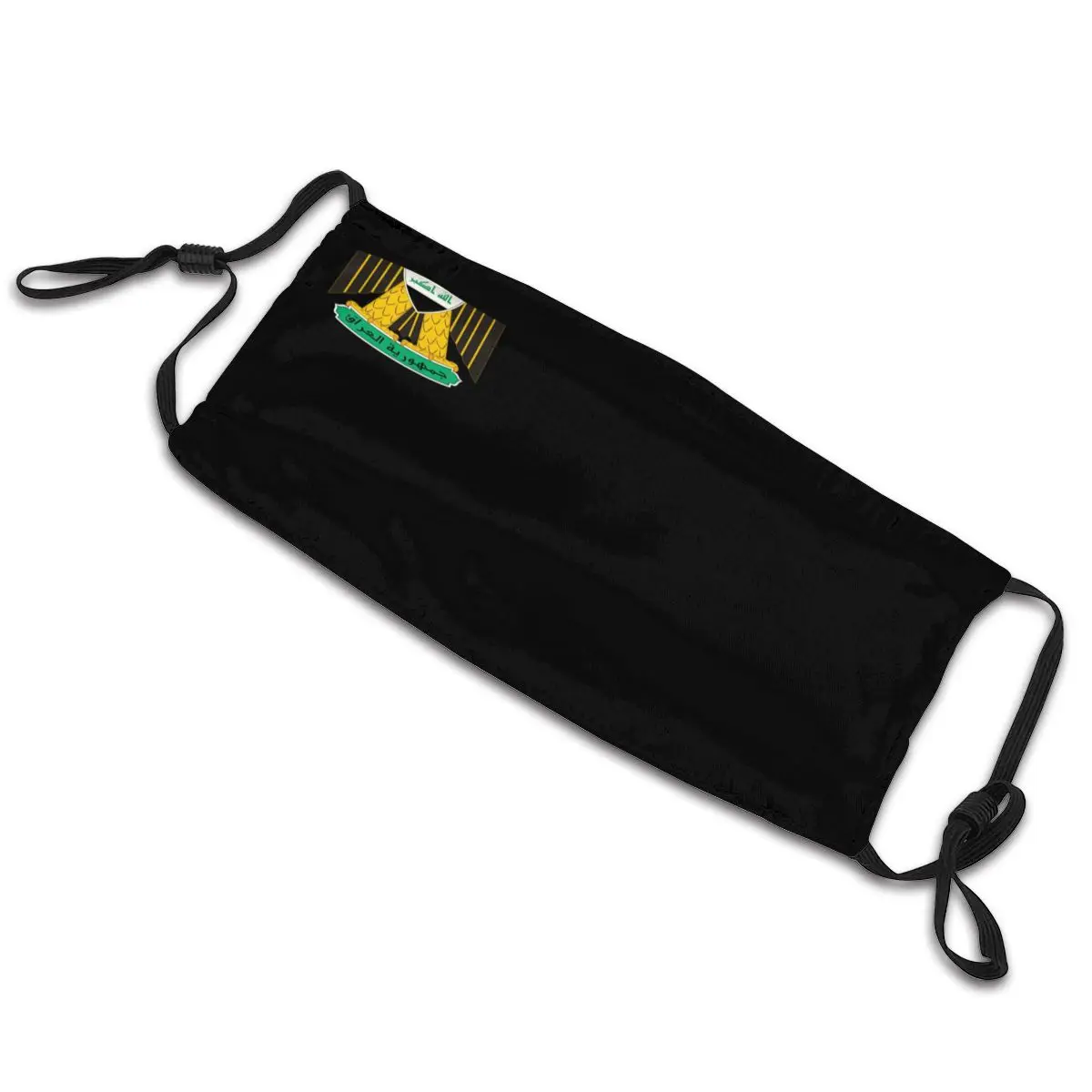 Маска для лица унисекс с флагом Ирака орела Пылезащитная маска от пыли