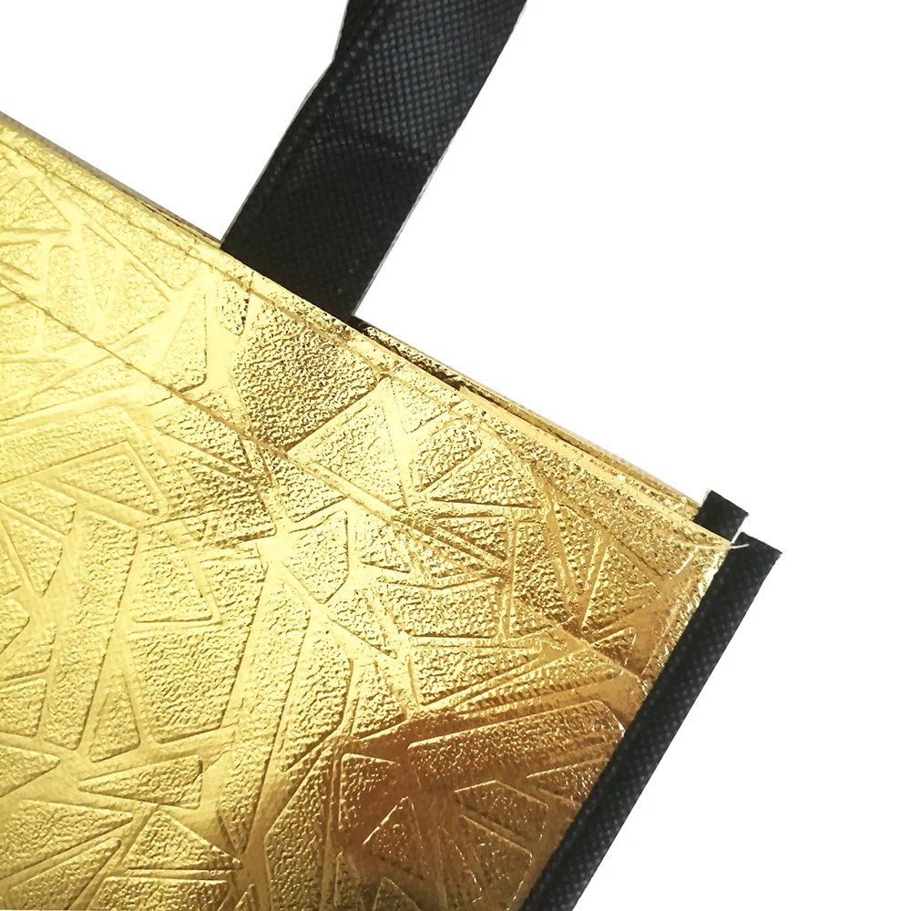 Роскошные блестящие подарочные пакеты с индивидуальным логотипом и ручками