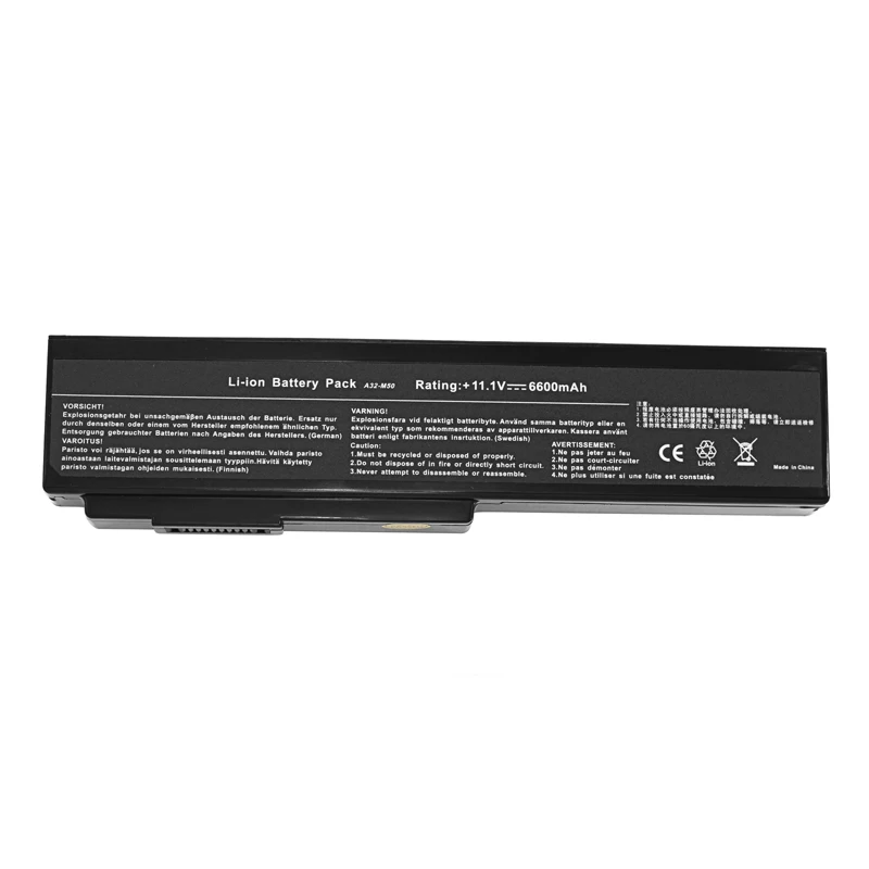 

11.1V Laptop Battery N53SV For Asus N53 N61 N43 B43 X5M X64 Series N53J N53JF N53JG N53JQ N61J N61Jq N61V N61Vg A32-M50 A32-N61