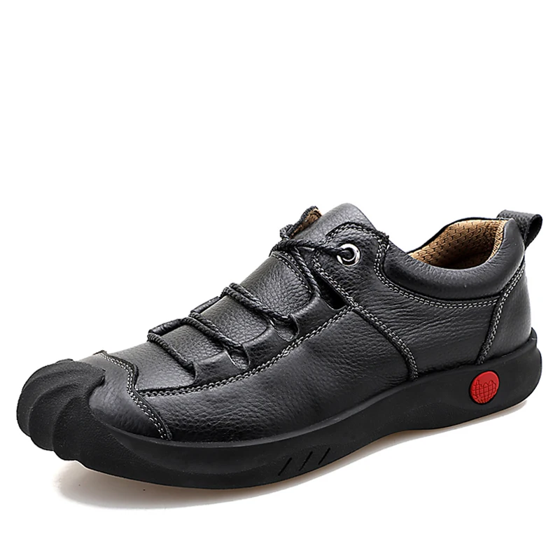 JUNJARM/мужская повседневная обувь из натуральной кожи ручной работы брендовая