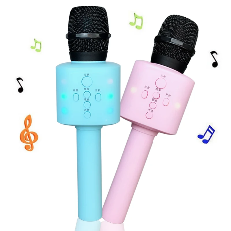 Детские эмулированный микрофона караоке USB Беспроводной микрофон музыкальная