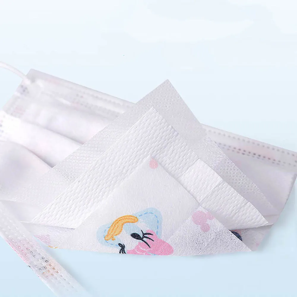 25/50/75/100Pcs Disney Mickey Minnie Anime Face Masks Cute Cartoon Child Disposable Mask Melt Blown Cloth Filter Protective |