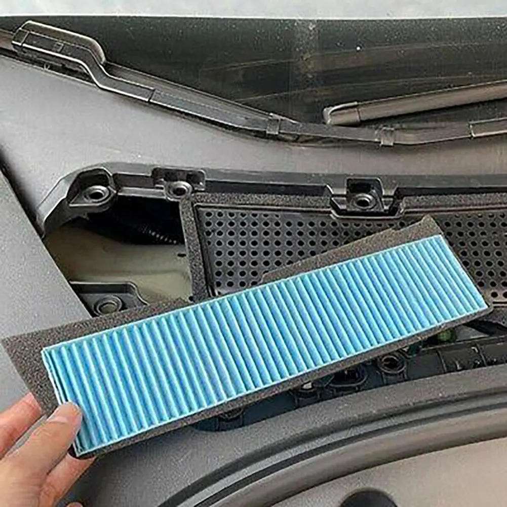

Hot Sale Air Inlet Protection Cover Blue Car Air Intake Vent Filter Vent Protection Grill Fit Tesla Model 3 Filter Element