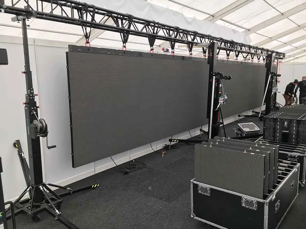 Гигантский P4 96x96 см внутренний полноцветный видео светодиодный экран USB HDMI