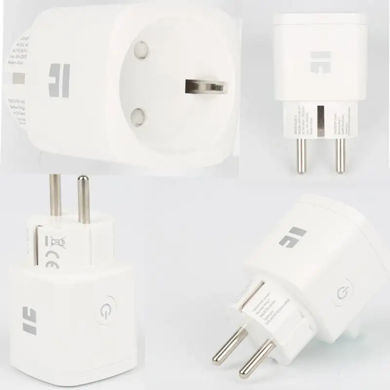

10A WiFi Smart Plug EU Adaptor Voice Control Power Energy Monitor Outlet Timer Socket For Alexa Google Home Tuya Smart Life App