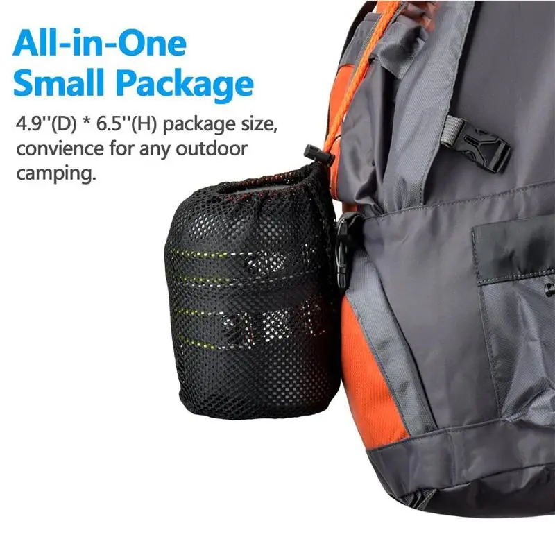 Набор посуды для пикника портативный горшок кемпинга на 1-2 человек посуда