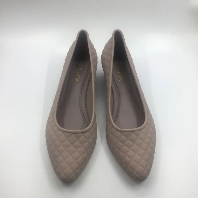 B2 CXJYWMJL Autumn Fashion Low Heel Women Shoes Comfortable Wedge Heel Shoe Pointed Shallow Mouth Shoes Fashion Wild Female Shoe - Цвет: B2