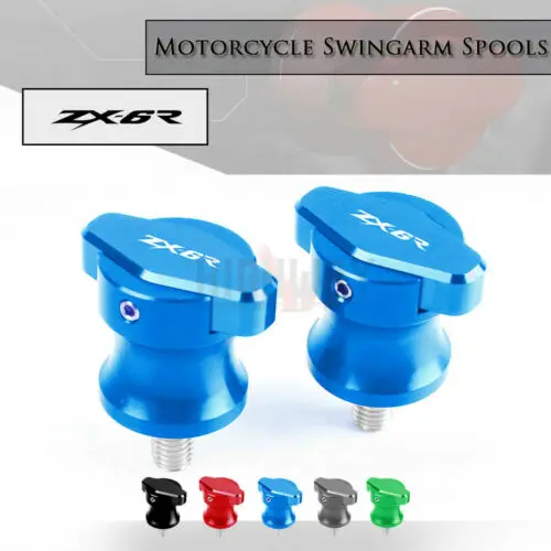 

M8 Motorcycle Accessories CNC Aluminum Frame Stands Screws Sliders Swingarm Spools Slider For KAWASAKI NINJA ZX-6R 636 2013-2019