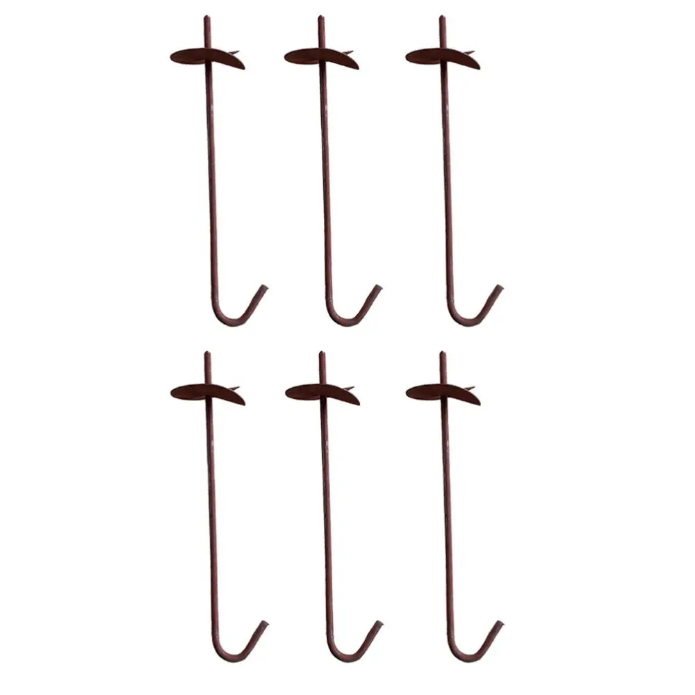 

6Pcs Shed Anchor Greenhouse Tie Down Ground Stakes for Securing Tents Canopies