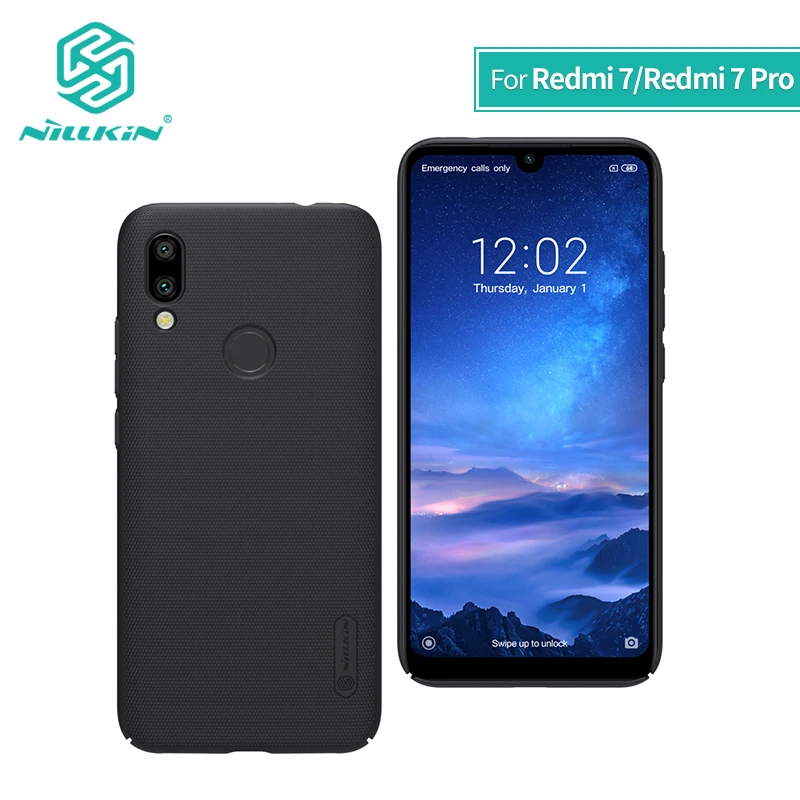 Чехол для Redmi 7 NILLKIN матовый PC Жесткий задней панели Подарочный держатель телефона