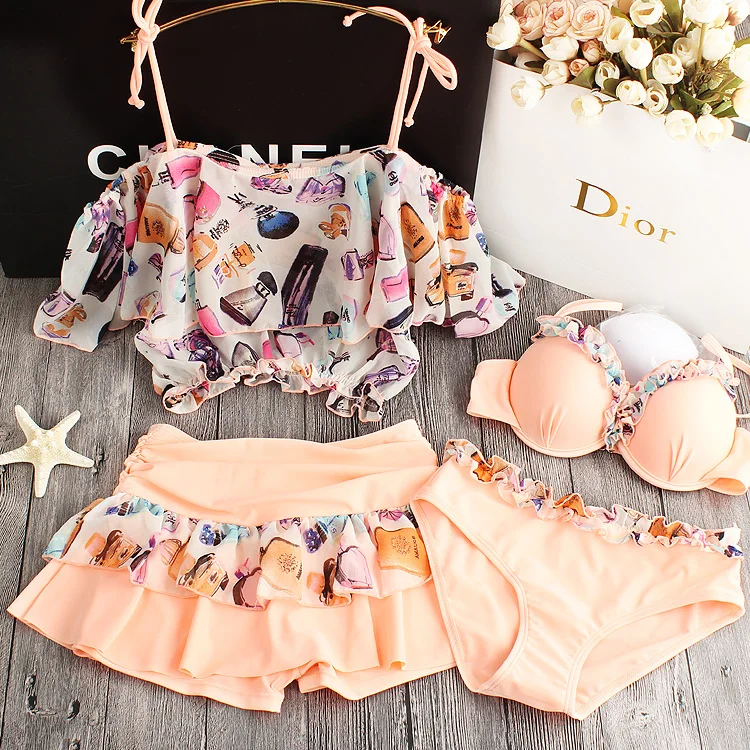 Сексуальное бикини 2020 женский купальник Холтер топ Цветочный бразильский