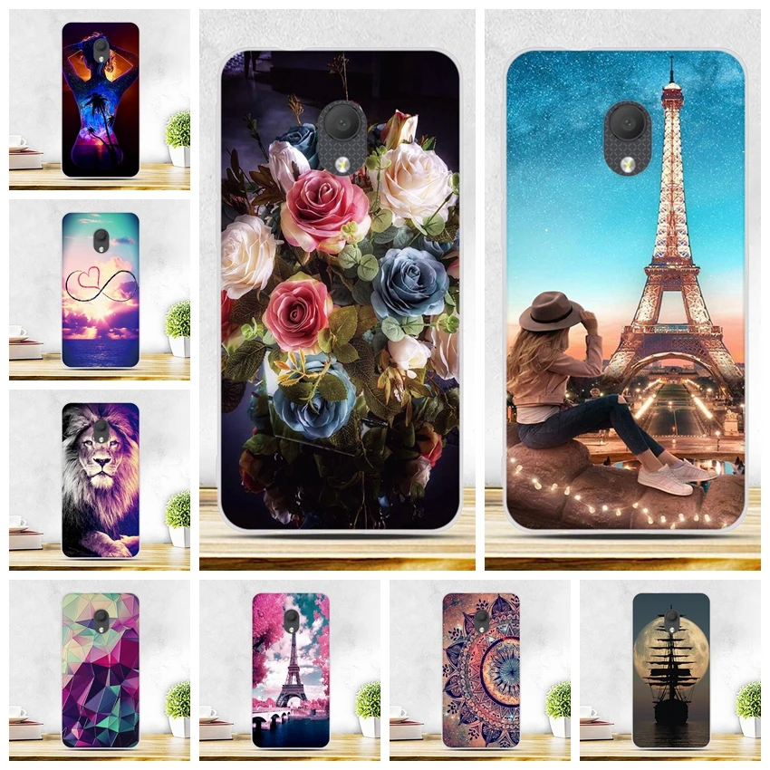 Чехол для Alcatel 1c, чехол, 5,0 дюймов, силиконовый, мягкий, ТПУ, задняя крышка, чехол для телефона, для Fundas, Alcatel 1C 5003D, Coque Capa