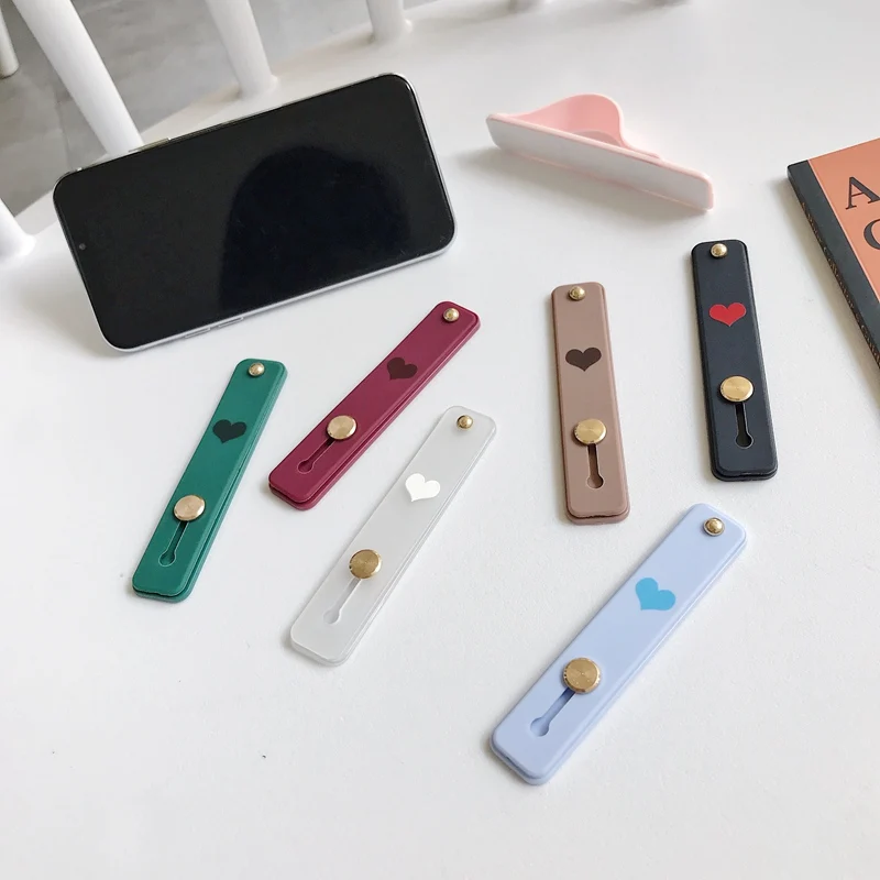 Universal Ultra thin Love Heart Silicone Phone Holder For iPhone Xiaomi Huawei Tablet Wristband Finger Ring Stand | Мобильные