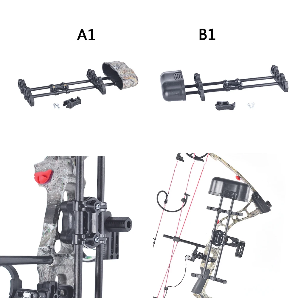 

Archery Equipment 5-Arrows Quiver Rest Quick Release Arrow Box for Compound Hunting Bow Accessories Arrow Quiver